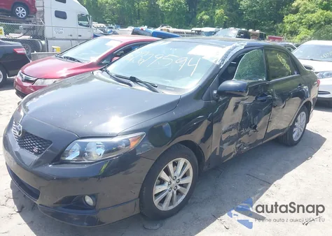 2009 Toyota Corolla Le/S/Xle z USA, uszkodzony, nr VIN 2T1BU40E99C171672